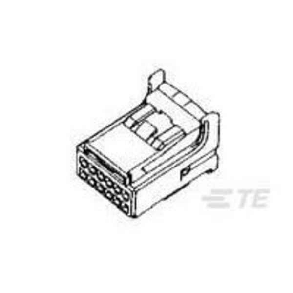 Te Connectivity 025 ECU PLUG HSG ASSY 12P 1318774-1